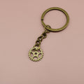 Zinc Alloy Gear Shape Keychain Key Ring Gift – Antique Copper view 6