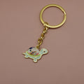 Zinc Alloy Enamel Turtle Keychain Bag Charm Gift view 6