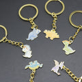 Metal Minimalist Bicycle Oil Drop Keychain Bag Charm view 3