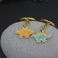Metal Minimalist Bicycle Oil Drop Keychain Bag Charm view 4