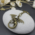 Metal Flying Dragon Keychain Car Key Ring Gift view 4