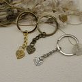 Metal Winged Heart Keychain Angel Bag Charm Gift view 3