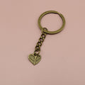 Metal Winged Heart Keychain Angel Bag Charm Gift view 6