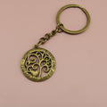 Zinc Alloy Mom Heart Tree Keychain Bag Charm Gift view 6
