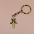 Metal Geometric Chinese Knot Keychain For Bag Charm Gift view 6