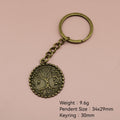 Metal Tree of Life Keychain Bag Charm – Antique Copper view 2