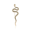 Plated Alloy Long Snake Brooch Pin For Coats And Suits view 5