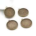 20mm Zinc Alloy Charm Pendant No.265505 for DIY Necklace Bracelet Jewelry Making view 2