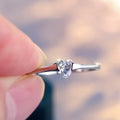 Y2K Sweet Heart Shape Ring For Women, Minimalist Fashion Delicate Jewelry view 3