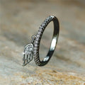 Wing Feather Zircon Pendant Ring For Women, Delicate Fashion Daily Jewelry Accessory view 3