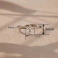 Japanese Korean Mini Delicate Ring For Women Trendy Internet Style Fashion Jewelry view 4