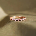 Sweet Heart Shaped Ring For Women With Inlaid Zircon, Mini Delicate Fashion Jewelry Accessory view 2