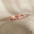 Sweet Heart Shaped Ring For Women With Inlaid Zircon, Mini Delicate Fashion Jewelry Accessory view 4