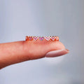 Sweet Heart Shaped Ring For Women With Inlaid Zircon, Mini Delicate Fashion Jewelry Accessory view 1