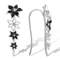 Fashion Floral Trumpet Lily Flower Earrings For Women, Sweet Blooming Statement Jewelry view 2