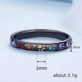 Sweet Rainbow Ring With Cute Cat Paw Design For Women Trendy Animal Jewelry Accessory view 4