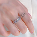 Simple Designer Ring For Women With Inlaid Zircon, Elegant Daily Fashion Finger Jewelry view 4