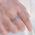 Simple Designer Ring For Women With Inlaid Zircon, Elegant Daily Fashion Finger Jewelry view 3