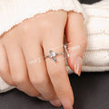 Simple Bowknot Zircon Ring For Women Daily Wear Classic Plain Band Fashion Jewelry view 4