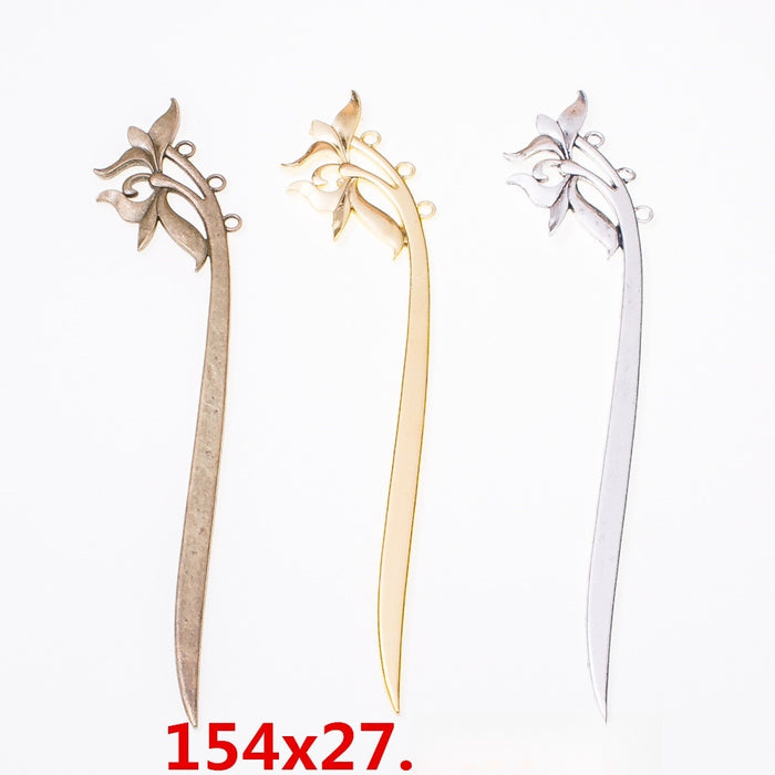 Zinc Alloy Bookmark Charm Pendant No.970129 for DIY Necklace Bracelet Jewelry Making