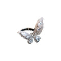 Zircon Butterfly Open Ring With Fairy Design For Women view 5