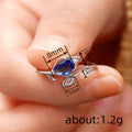 Zircon Inlaid Geometric Leaf Ring For Women, Plant Theme Light Luxury Fashion Jewelry view 4