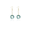 New Chinese Butterfly Waterdrop Pearl Tassel Ear Hooks, Peace Buckle Qipao Costume Earrings view 5
