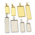 19x38mm Gold Zinc Alloy Charm Pendant for DIY Necklace Bracelet Jewelry Making view 1