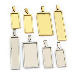 19x38mm Gold Zinc Alloy Charm Pendant for DIY Necklace Bracelet Jewelry Making