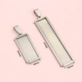 19x38mm Gold Zinc Alloy Charm Pendant for DIY Necklace Bracelet Jewelry Making view 3