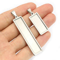 19x38mm Gold Zinc Alloy Charm Pendant for DIY Necklace Bracelet Jewelry Making view 4