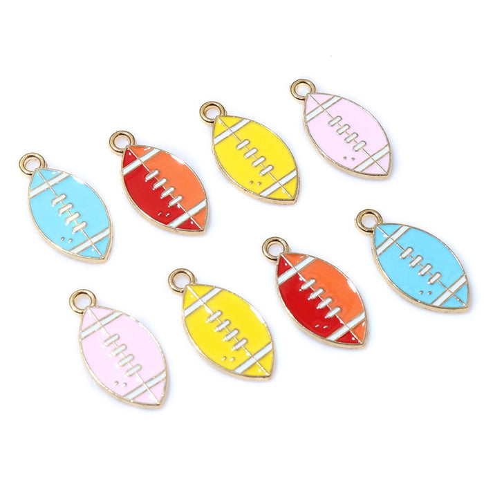 20x10mm Gold Zinc Alloy Charm Pendant for DIY Necklace Bracelet Jewelry Making