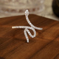 Light Luxury Snake Animal Design Statement Ring For Formal Dress Matching Fashion Jewelry view 2