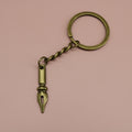 Zinc Alloy Simple Pen Keychain Bag Charm Gift view 6