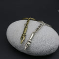 Zinc Alloy Simple Pen Keychain Bag Charm Gift view 4