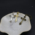 Metal Cross Keychain Key Ring Bag Charm Gift view 4