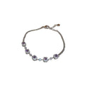 Adjustable Zircon Star Faux Pearl Bangle For Women Minimalist Retro Geometric Jewelry view 5