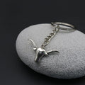 Zinc Alloy Bull Head Keychain Bag Charm Gift view 3