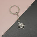 Zinc Alloy Sunflower Keychain Bag Charm Gift Key Ring view 1