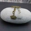 Metal Crown Keychain Bag Charm Gift view 3