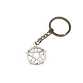 Zinc Alloy Five Point Star Keychain For Bag Charm Gift view 5