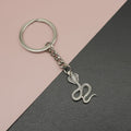 Zinc Alloy Cobra Snake Shape Keychain Bag Charm Gift Accessory view 1