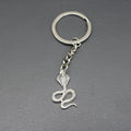 Zinc Alloy Cobra Snake Shape Keychain Bag Charm Gift Accessory view 4