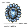 Alloy Rhinestone Sunflower Brooch Pin For Women's Clothing Decoration view 4