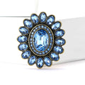 Alloy Rhinestone Sunflower Brooch Pin For Women's Clothing Decoration view 2