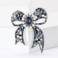 Alloy Rhinestone Bowknot Brooch Pin For Women's Fashion Apparel view 2