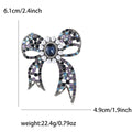 Alloy Rhinestone Bowknot Brooch Pin For Women's Fashion Apparel view 6