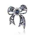Alloy Rhinestone Bowknot Brooch Pin For Women's Fashion Apparel view 5