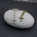 Metal Hollow Cross Keychain Bag Charm Gift For Daily Use view 3