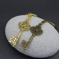 Zinc Alloy Key Shape Keychain Key Ring Gift Accessory view 4